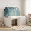 vidaXL Bett mit Tunnel 4 pcs Artisian Eiche und Hellblau Holzwerkstoff 3423510 Bild 1