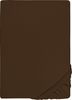 biberna Feinjersey-Spannbetttuch 0077144, topas / mocca, 1x 180x200 cm - 200x200 cm Bild 5