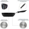 RESTO Kitchenware Wok Antares, Bratpfanne antihaftbeschichtet und spülmaschinenfest, Aluminium (1-tlg), Induktion, für alle Herdarten geeignet Bild 3