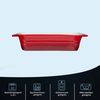 KHG Auflaufform klein 22 cm Rot 1 Person, Steingut, (1-St), Antihaft (mit Emaile glasiert) Bild 4