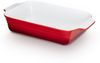 KHG Auflaufform klein 22 cm Rot 1 Person, Steingut, (1-St), Antihaft (mit Emaile glasiert) Bild 1