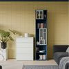 Forte Alice Springs Kommode 70 80, modern-minimalistisch, 4 Schubladen, Wohn-/Schlafzimmer, Holzwerkstoff, Secret Grey, 74,5 cm breit x 99,1 cm hoch x 34,9 cm tief Bild 2