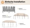Sekey One-Touch Pop Up Pavillon 3×6, creme Bild 4