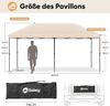 Sekey One-Touch Pop Up Pavillon 3×6, creme Bild 3