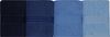 Handtuch-Set (4-teilig), 'Rainbow ', Dunkelblau, Blau, Hellblau Bild 3