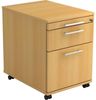 Rollcontainer AC20 58cm, 1 Schub, 1 HR, Schloss, RE Buche Bild 2