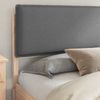 vidaXL Bettgestell mit gepolstertem Kopfteil Dunkelgrau 200 x 200 cm 3398105 Bild 3