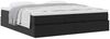 vidaXL Ottoman-Bett mit Matratzen Schwarz 200x200 cm Kunstleder 3311056 Bild 4