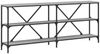 vidaXL Konsolentisch Grau Sonoma 180x30x75 cm Holzwerkstoff und Eisen 832856 Bild 2