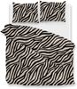 Zo! Home Flanell Bettwäsche 155x220 cm Zebrato natural Zebra Tierfellmuster Bild 2