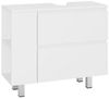 MSMASK Waschbeckenunterschrank Badezimmerschrank mit 2 großen Schubladen,80 x 30 x 66cm (1-St) Transformierbarer Unterschrank, Verstellbare Ablage, Viel Stauraum Bild 4