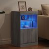 vidaXL Sideboard mit LED-Leuchten Grau Sonoma 41x37x67 cm 836684 Bild 4