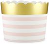 Frau WUNDERVoll Muffinform 25 Muffin Backformen, gold rosa Streifen, Durchmesser 6,1 cm / Muffinb, (25-tlg) Bild 4