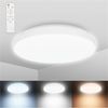 B.K.Licht Deckenleuchte Badezimmerlampe 12W CCT 1.200lm IP44 Weiß - BKL1526, Dimmfunktion, LED fest integriert, Farbwechsler, Kaltweiß, Neutralweiß, Warmweiß, Farbtemperatursteuerung 3000K-6500K Fernbedienung Weiß Bild 5