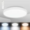 B.K.Licht Deckenleuchte Badezimmerlampe 12W CCT 1.200lm IP44 Weiß - BKL1526, Dimmfunktion, LED fest integriert, Farbwechsler, Kaltweiß, Neutralweiß, Warmweiß, Farbtemperatursteuerung 3000K-6500K Fernbedienung Weiß Bild 4