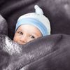 Babydecke Krabbeldecke Schmusedecke Kuscheldecke für Kleinkinder, flauschig weich nach ÖKO-TEX Standard 100 in vielen verschiedenen Ausführungen verfügbar in vielen Grüßen und Farben (ca. 60x80 cm / anthrazit - dunkelgrau) Bild 2