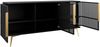 Kommode Mirala 3D (Farbe: Schwarz + Gold) Bild 4