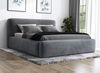 Polsterbett LUMO 90x200 ohne Matratze mit Bettkasten und Lattenrost. Farbe: Anthracite 18 Bild 2