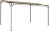 Markise, Gartenpavillon Taupe 4x3 m 180 g/m² Stoff und Stahl Bild 2