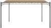 Markise, Gartenpavillon Taupe 4x3 m 180 g/m² Stoff und Stahl Bild 3