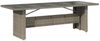 vidaXL 9-tlg. Garten-Essgruppe mit Kissen Grau Poly Rattan 3277600 Bild 4