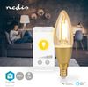 SmartLife LED Filament Lampe | Wi-Fi | E14 | 470 lm | 4.9 W | Warmweiss | 1800 - 3000 K | Glas | Android™ / IOS | Kerze | 1 Stück Bild 2