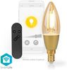 SmartLife LED Filament Lampe | Wi-Fi | E14 | 470 lm | 4.9 W | Warmweiss | 1800 - 3000 K | Glas | Android™ / IOS | Kerze | 1 Stück Bild 5