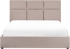 Bett mit Stauraum Stoff LAGORD 160 x 200 cm Taupe Bild 5