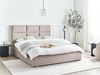 Bett mit Stauraum Stoff LAGORD 160 x 200 cm Taupe Bild 3