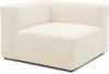 DOMO. collection Ecksessel 800013, Sessel, quadratisch mit gepolsterte Rückenlehne, Modul-Element, Sofa, Polsterecke, Eckcouch, Polstergarnitur 108 x 108 x 69 (BxTxH), natur Bild 2