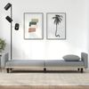 vidaXL Schlafsofa mit Kissen Hellgrau Stoff 351875 Bild 3