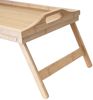 Tablett HWC-B88, Serviertablett Holztablett Frühstückstablett Dekotablett, Bambus 21x64x30cm Bild 4