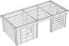 Fjordholz Flachdach Gartenhaus Modell Samim 28 Bild 2