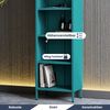 Bücherregal Metall MARIO - 5 Ebenen, Industrie-Design | Standregal Stahl Metallregal Büro Wohnzimmer Arbeitszimmer, 180x50x35cm Türkis Bild 4