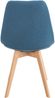 CLP Esszimmerstuhl Linares Mit Buchenholzgestell,blau Stoff Bild 5