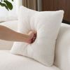 OKWISH Sofa Ecksofa Loungesofa, Gebogenes Zweisitzer-Sofa mit Armlehnen & 2 Kissen 1 Teile Bild 4