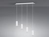 LED Pendelleuchte 4-flammig Metall Weiß, Breite 75cm Bild 3