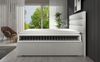 Boxspringbett FESTO 180x200 cm Kunstleder Soft Creme Bild 3