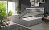 Boxspringbett FESTO 180x200 cm Kunstleder Soft Creme Bild 4