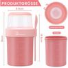 Bugucat 2in1 Müslibecher to Go 560ml+310ml Blau Rosa 2er Set Bild 2