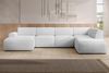 AX LIVING XXL Sofa U Form Didim Perlweiß 378 cm modern & großzügig R Bild 2