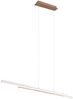 Trio Leuchten LED Pendelleuchte Odio 28W coffee Bild 2