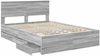vidaXL Bettrahmen Graues Sonoma 160 x 200 cm Ingenieurs Holz 3407968 Bild 5