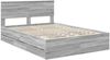 vidaXL Bettrahmen Graues Sonoma 160 x 200 cm Ingenieurs Holz 3407968 Bild 4