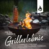 NewHabitat 2x Flammlachsbrett Edelstahl 59,5 × 17,5 cm – drehbar, spülmaschinenfest, mit Rezeptanleitung – für Feuerschale & Grill Bild 3