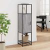 vidaXL Highboard Grau Sonoma 35,5x35x139 cm Holzwerkstoff und Metall 849037 Bild 3