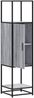 vidaXL Highboard Grau Sonoma 35,5x35x139 cm Holzwerkstoff und Metall 849037 Bild 5