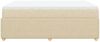vidaXL Boxspringbett mit Matratze Creme 140x190 cm Stoff 3285572 Bild 5
