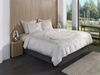 Heckett & Lane Satin Bettwäsche 135x200 Lauren Off-White Ornamente Barock Wende Bild 4