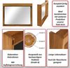 Teak-Wandspiegel HWC-M75, Badspiegel, Holzrahmen, hochwertiges B-Grade-Teak (Kernholz, 20-30 Jahre), 77x100cm Bild 2